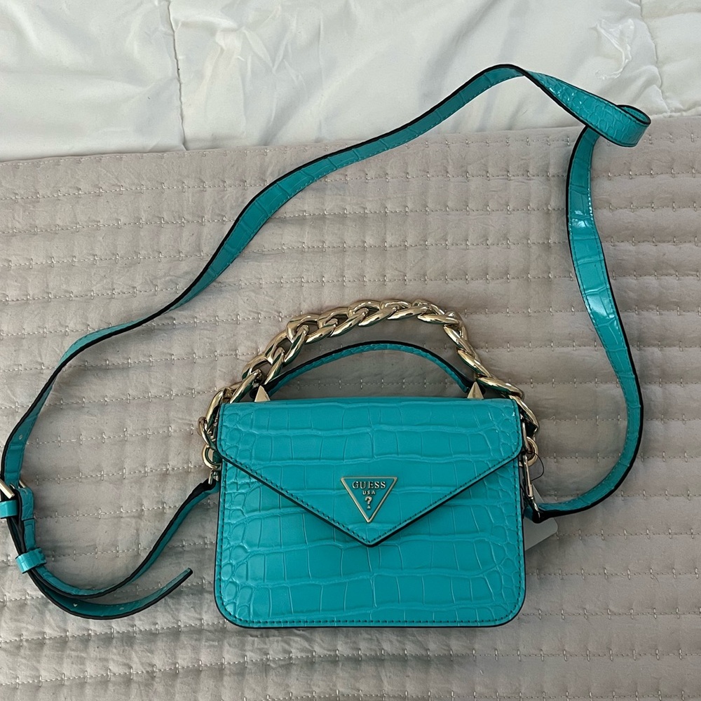 Guess Teal purse